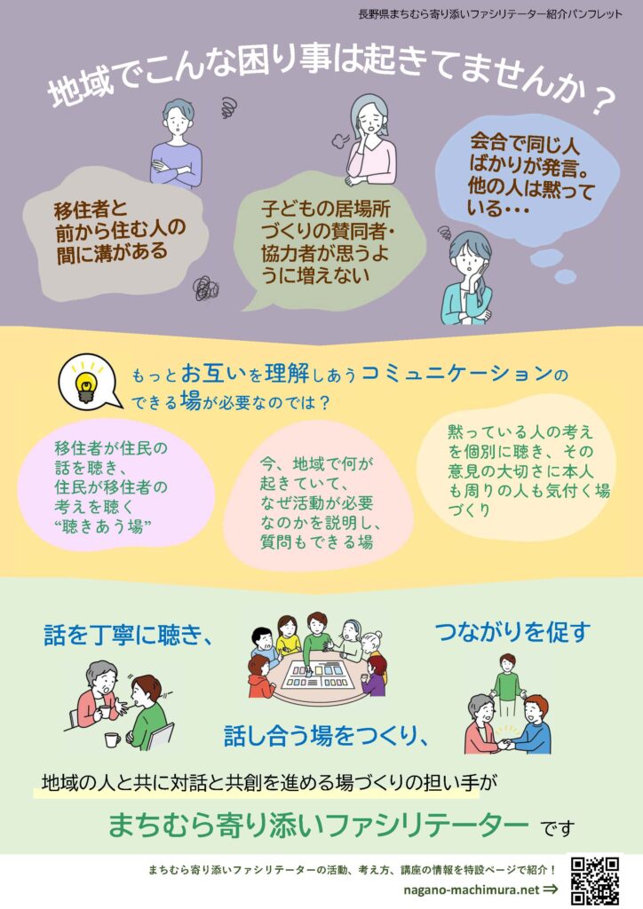 まちむら寄り添いファシリテーター案内パンフレット